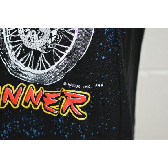 Vtg 90s Caribbean Dream T-Shirt Motorcycles Made Different in the USA‎ Winner XL - Picture 7 of 10